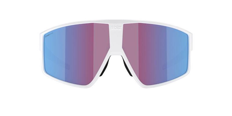 Bliz P002 Matte White Linsefarge: Rosa/fiolett speilblå