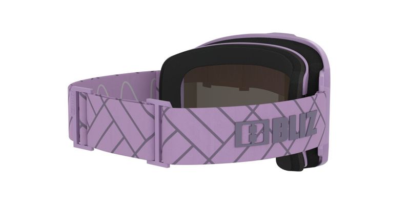 Bliz Rave Linsefarge:Brown Purple,Matt lilla med mørkelilla logo