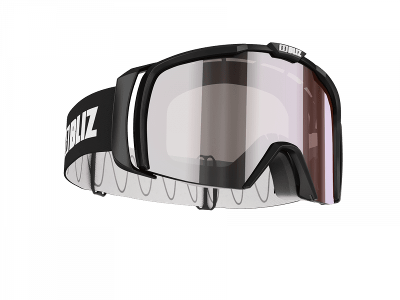 Bliz Nova Black Small Smoke w silver mirror