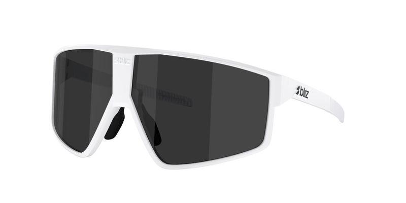 Bliz P002 Matte White Linsefarge: Smoke