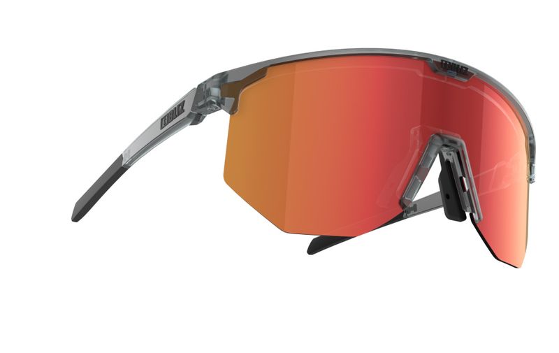 Bliz Hero Brown w Red Multi, Transparent dark
