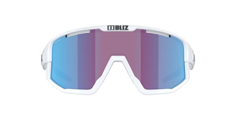 Bliz Fusion Matte White Linsefarge: Rosa/fiolett speilblå
