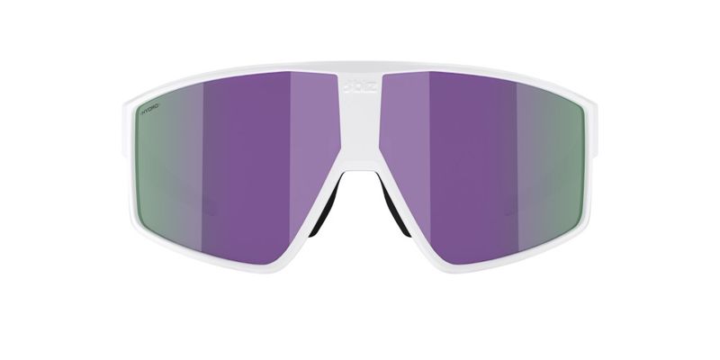 Bliz P002 Matte White Linsefarge: Brun/lilla flerfarget