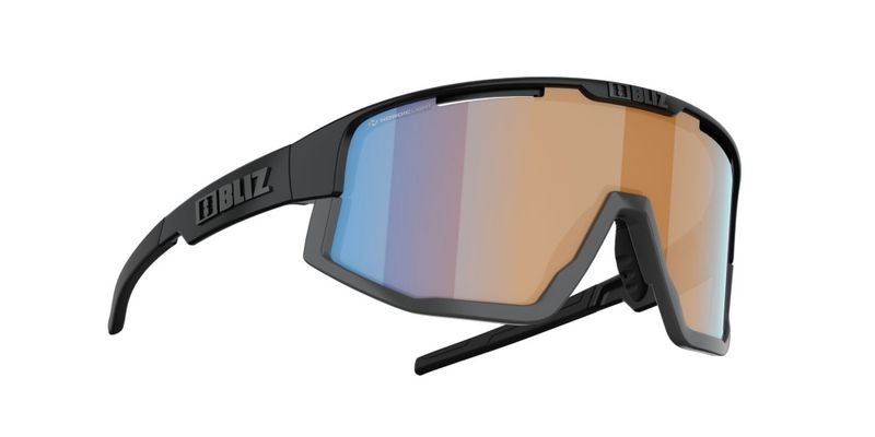 Bliz Vision Innfatningsfarge: Black, Linsefarge: Coral Orange Blue