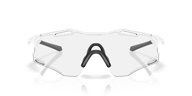 Oakley Cybr Zero clear to black iridium photochromic, matte white